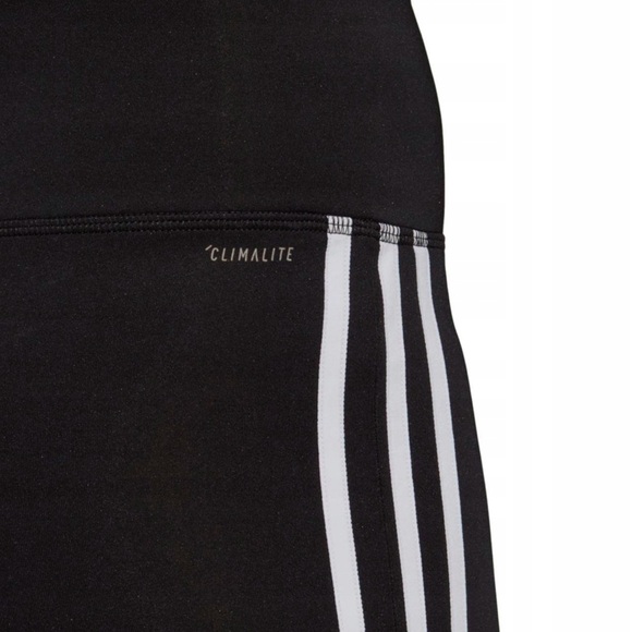 ADIDAS • Designed 2 Move 3-Stripes High Rise Long Tights Leggings Workout Pants - Picture 8 of 9